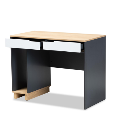 Furniture Reed Desk In Grey Brown