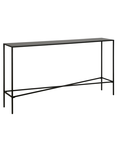Hudson & Canal Henley 55" Console Table In Blackened Bronze