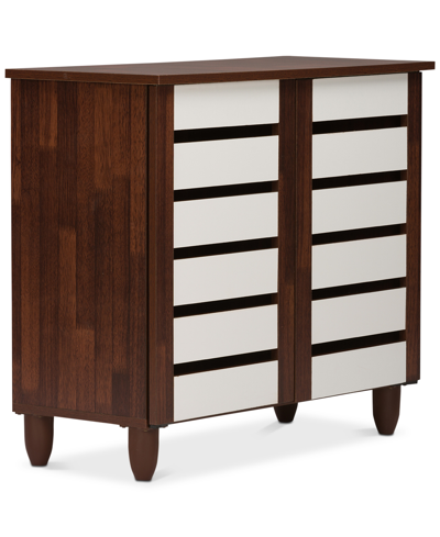 Furniture Ynes Shoe Cabinet In Brown