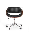 NOBLE HOUSE BRINSON MID-CENTURY MODERN UPHOLSTERED SWIVEL OFFICE CHAIR
