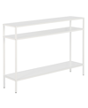 Hudson & Canal Ricardo Console Table With Shelves, 42" X 10"