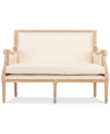 Furniture Ashtin Linen Traditional French Loveseat