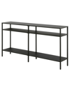 Hudson & Canal Sivil 55" Console Table With Shelves
