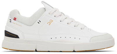 On White Synthetic Leather And Fabric The Roger Center Court Sneakers In Whiindi