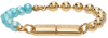 IN GOLD WE TRUST PARIS SSENSE EXCLUSIVE GOLD USB BRACELET