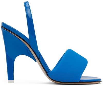 Attico Blue Rem Heeled Sandals In 014 Turquoise