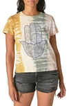 LUCKY BRAND HAMSA TIE DYE T-SHIRT