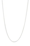 Anzie Sterling Silver Chain Necklace In Silver