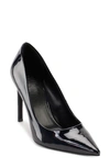 Dkny Pointed Patent Pumps In Black