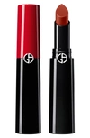 Armani Beauty Lip Power Long-lasting Satin Lipstick In 206 Cherry Brown