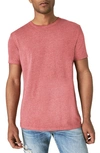 Lucky Brand Venice Burnout Crewneck T-shirt In Rhubarb