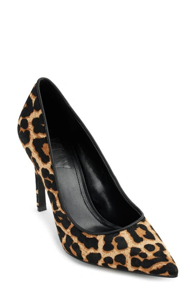 Dkny Mabi Pointed Toe Pump In Leopard