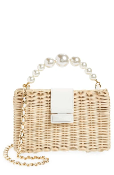 Btb Los Angeles Coco Clutch In White