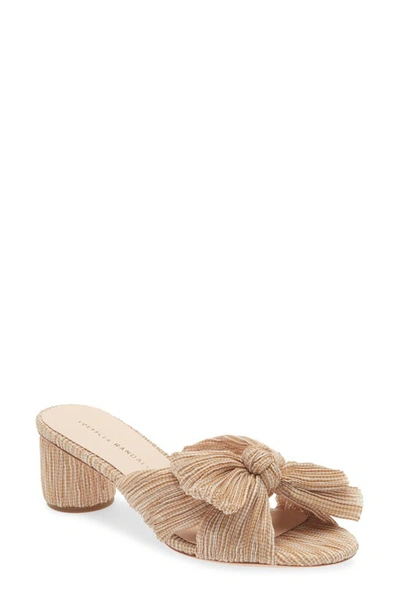 Loeffler Randall Emilia Pleated Bow Heels In Multi