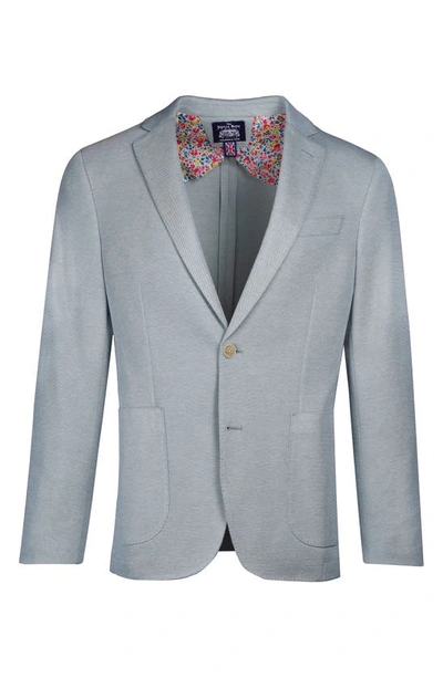 Savile Row Co Green Knit Blazer