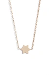 ANZIE LOVE LETTER STAR OF DAVID PENDANT NECKLACE