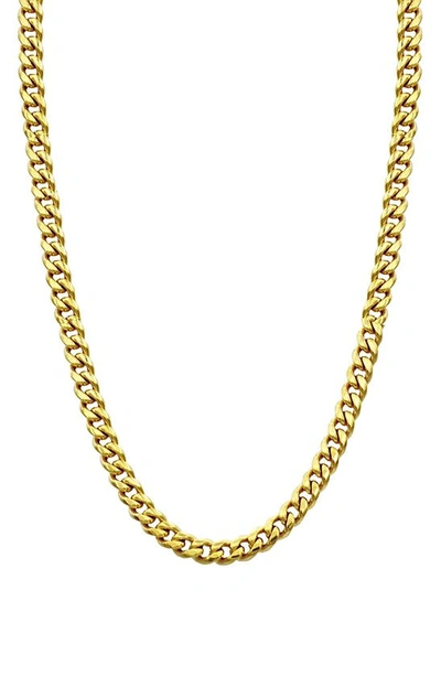 Jane Basch Designs Cuban Link Chain Necklace In Gold