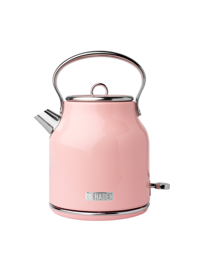 Haden Heritage 1.7 L- 7 Cup Stainless Steel Electric Kettle With Auto Shut-off And Boil-dry Protection -75 In Pink