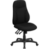 Offex High Back Black Fabric Multifunction Swivel Ergonomic Task Office Chair