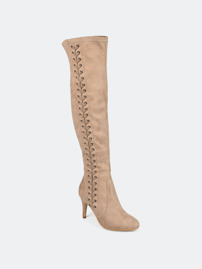 Journee Collection Collection Women's Tru Comfort Foam Abie Boot In Taupe