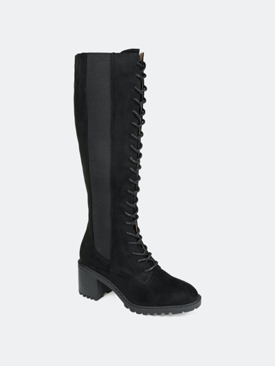 Journee Collection Collection Women's Tru Comfort Foam Wide Calf Jenicca Boot In Black