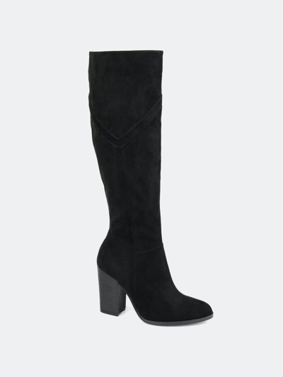 Journee Collection Women's Tru Comfort Foam Extra Wide Calf Kyllie Boot In Black