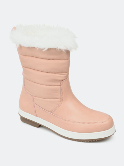 Journee Collection Collection Women's Tru Comfort Foam Marie Boot In Pink