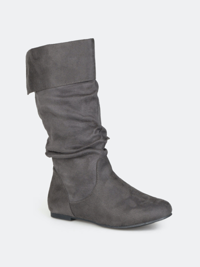 Journee Collection Collection Women's Shelley-3 Boot In Grey