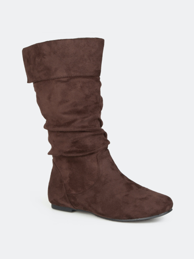 Journee Collection Collection Women's Shelley-3 Boot In Brown