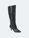 Journee Collection Women's Tru Comfort Foam Extra Wide Calf Kaavia Boot In Black