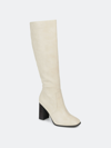 Journee Collection Collection Women's Tru Comfort Foam Extra Wide Calf Karima Boot In White