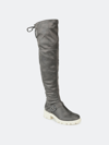 Journee Collection Women's Tru Comfort Foam Extra Wide Calf Salisa Boot In Grey