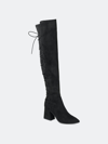 Journee Collection Women's Tru Comfort Foam Extra Wide Calf Valorie Boot In Black
