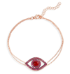 Shymi Evil Eye Bracelet In Pink