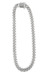 Shymi Statement Cuban Necklace In Grey