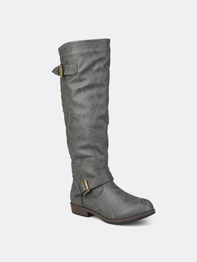Journee Collection Collection Women's Spokane Boot In Grey