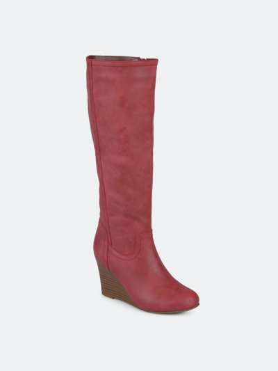 Journee Collection Collection Women's Langly Boot In Red