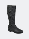 Journee Collection Women's Extra Wide Calf Carly Boot In Black