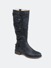 Journee Collection Women's Extra Wide Calf Carly Boot In Blue