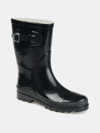 Journee Collection Women's Seattle Rain Boot In Black