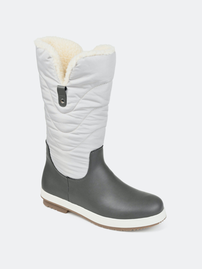 Journee Collection Women's Tru Comfort Foam Pippah Boot In Grey