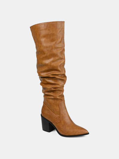 Journee Collection Collection Women's Tru Comfort Foam Pia Boot In Beige