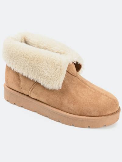 Journee Collection Women's Tru Comfort Foam Horizzen Slipper In Brown