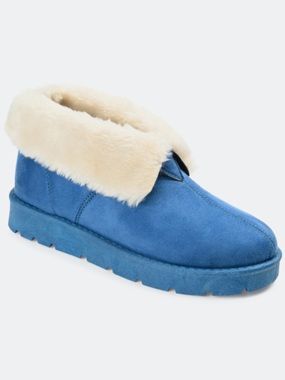 Journee Collection Collection Women's Tru Comfort Foam Horizzen Slipper In Blue