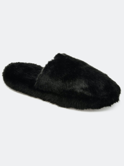 Journee Collection Collection Women's Cozey Slipper In Black