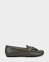 Aerosoles Deanna Tassel Loafer In Army Green Combo