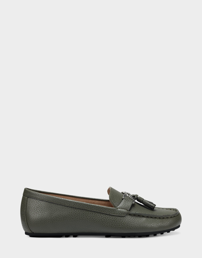 Aerosoles Deanna Tassel Loafer In Army Green Combo