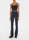 Splits59 Raquel High-waisted Supplex Flared Leggings In Black