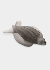 Daum Leatherback Turtle Figurine