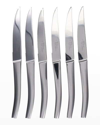 Capdeco 6-piece Thiers Shiny Steak Knives